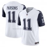 Camiseta NFL Limited Dallas Cowboys Micah Parsons Vapor F.U.S.E. Blanco