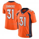 Camiseta NFL Limited Denver Broncos Justin Simmons Vapor Naranja