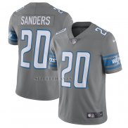 Camiseta NFL Limited Detroit Lions Barry Sanders Retired Vapor Gris
