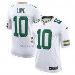 Camiseta NFL Limited Green Bay Packers Jordan Love Blanco
