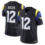 Camiseta NFL Limited Los Angeles Rams Puka Nacua 2025 Rivalries Collection Negro