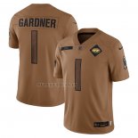 Camiseta NFL Limited New York Jets Ahmad Sauce Gardner 2023 Salute To Service Marron