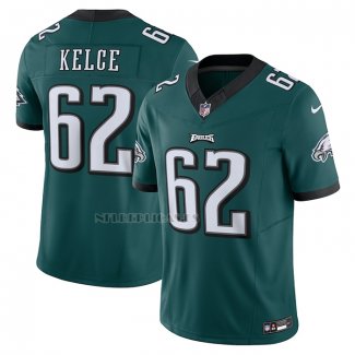 Camiseta NFL Limited Philadelphia Eagles Jason Kelce Vapor F.U.S.E. Verde