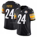 Camiseta NFL Limited Pittsburgh Steelers Joey Porter Jr. Vapor F.U.S.E. Negro
