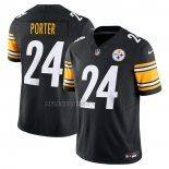 Camiseta NFL Limited Pittsburgh Steelers Joey Porter Jr. Vapor F.U.S.E. Negro