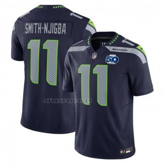 Camiseta NFL Limited Seattle Seahawks Jaxon Smith Njigba Vapor F.U.S.E. 50th Season Azul