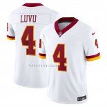 Camiseta NFL Limited Washington Commanders Frankie Luvu Vapor F.U.S.E. Cosido Blanco