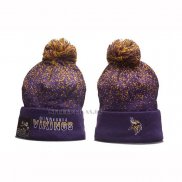 Gorro Beanie Minnesota Vikings New Era Violeta Amarillo2
