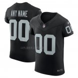Camiseta NFL Elite Las Vegas Raiders Vapor F.U.S.E. Personalizada Negro