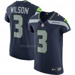 Camiseta NFL Elite Seattle Seahawks Russell Wilson Vapor Azul