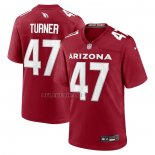 Camiseta NFL Game Arizona Cardinals Ezekiel Turner 47 Rojo