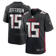 Camiseta NFL Game Atlanta Falcons Van Jefferson Negro