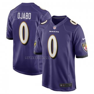 Camiseta NFL Game Baltimore Ravens David Ojabo 2022 NFL Draft Pick Violeta