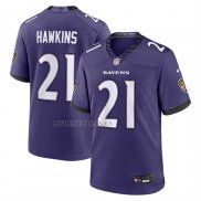 Camiseta NFL Game Baltimore Ravens Jaylinn Hawkins Violeta