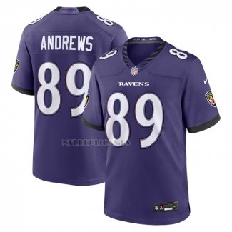 Camiseta NFL Game Baltimore Ravens Mark Andrews Violeta1