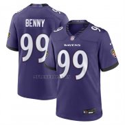 Camiseta NFL Game Baltimore Ravens Rayshaun Benny Violeta