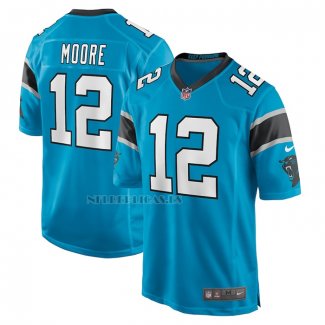 Camiseta NFL Game Carolina Panthers DJ Moore Azul