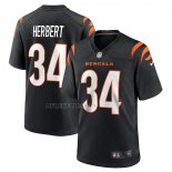 Camiseta NFL Game Cincinnati Bengals Khalil Herbert Negro