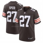 Camiseta NFL Game Cleveland Browns Ameer Speed Marron