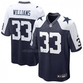 Camiseta NFL Game Dallas Cowboys Javonte Williams Alterno Azul