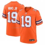 Camiseta NFL Game Denver Broncos Marvin Mims Jr Mile High Collection 1977 Throwback Naranja