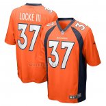 Camiseta NFL Game Denver Broncos P.J. Locke III Naranja