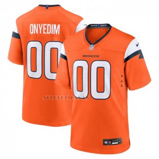 Camiseta NFL Game Denver Broncos Tyler Onyedim Naranja