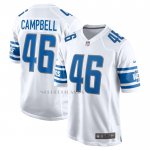 Camiseta NFL Game Detroit Lions Jack Campbell Segunda Blanco