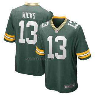 Camiseta NFL Game Green Bay Packers Dontayvion Wicks Verde