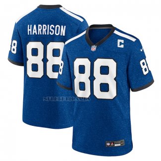 Camiseta NFL Game Indianapolis Colts Marvin Harrison Indiana Nights Alterno Azul