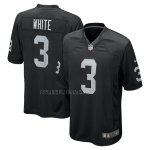 Camiseta NFL Game Las Vegas Raiders Zamir White Negro