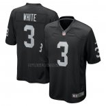 Camiseta NFL Game Las Vegas Raiders Zamir White Negro