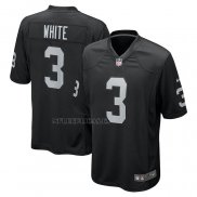 Camiseta NFL Game Las Vegas Raiders Zamir White Negro