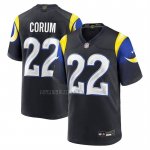 Camiseta NFL Game Los Angeles Rams Blake Corum Rivalries Collection Negro