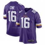 Camiseta NFL Game Minnesota Vikings Lewis Cine 2022 NFL Draft Pick Violeta