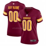 Camiseta NFL Game Mujer Washington Commanders Personalizada Rojo