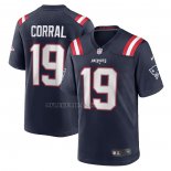 Camiseta NFL Game New England Patriots Matt Corral Azul