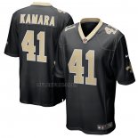 Camiseta NFL Game New Orleans Saints Alvin Kamara Negro