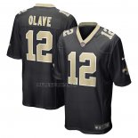 Camiseta NFL Game New Orleans Saints Chris Olave Negro