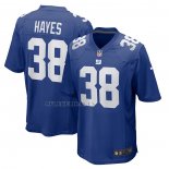 Camiseta NFL Game New York Giants Kaleb Hayes 38 Azul