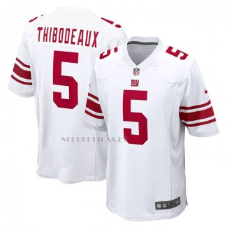 Camiseta NFL Game New York Giants Kayvon Thibodeaux 2022 NFL Draft Pick Blanco