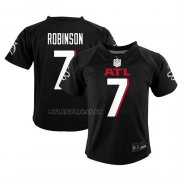 Camiseta NFL Game Nino Atlanta Falcons Bijan Robinson Negro