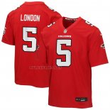 Camiseta NFL Game Nino Atlanta Falcons Drake London Rojo