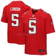 Camiseta NFL Game Nino Atlanta Falcons Drake London Rojo