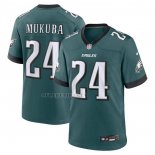 Camiseta NFL Game Philadelphia Eagles Andrew Mukuba Verde Oscuro