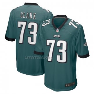 Camiseta NFL Game Philadelphia Eagles Le Raven Clark 73 Verde