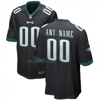 Camiseta NFL Game Philadelphia Eagles Personalizada Alterno Negro