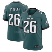 Camiseta NFL Game Philadelphia Eagles Saquon Barkley Verde1
