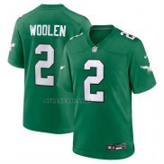Camiseta NFL Game Philadelphia Eagles Tariq Woolen Alterno Verde