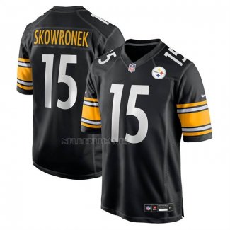 Camiseta NFL Game Pittsburgh Steelers Ben Skowronek Negro